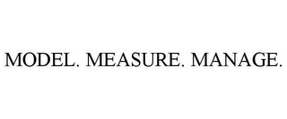 MODEL. MEASURE. MANAGE.