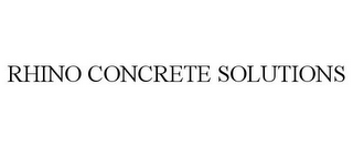 RHINO CONCRETE SOLUTIONS