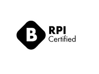 B RPI CERTIFIED