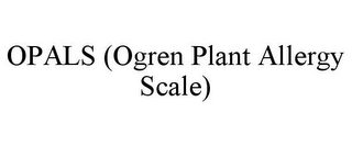 OPALS (OGREN PLANT ALLERGY SCALE)