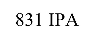 831 IPA