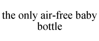 THE ONLY AIR-FREE BABY BOTTLE