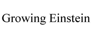 GROWING EINSTEIN