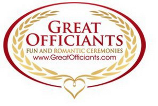 GREAT OFFICIANTS FUN AND ROMANTIC CEREMONIES WWW.GREATOFFICIANTS.COM