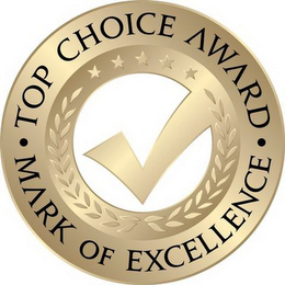 · TOP CHOICE AWARD · MARK OF EXCELLENCE