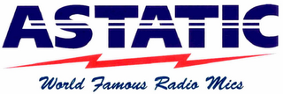 ASTATIC WORLD FAMOUS RADIO MICS