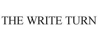 THE WRITE TURN