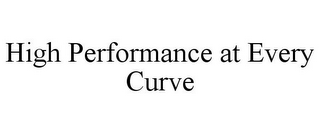 HIGH PERFORMANCE AT EVERY CURVE