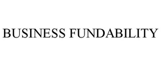 BUSINESS FUNDABILITY