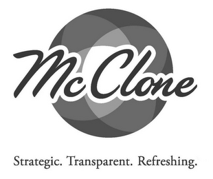 MCCLONE STRATEGIC. TRANSPARENT. REFRESHING.