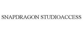 SNAPDRAGON STUDIOACCESS