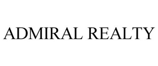 ADMIRAL REALTY