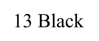 13 BLACK