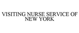 VISITING NURSE SERVICE OF NEW YORK