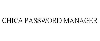 CHICA PASSWORD MANAGER