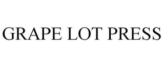 GRAPE LOT PRESS