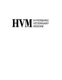 HVM HYPERBARIC VETERINARY MEDICINE