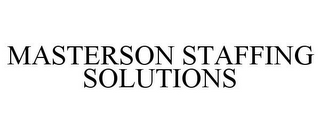 MASTERSON STAFFING SOLUTIONS