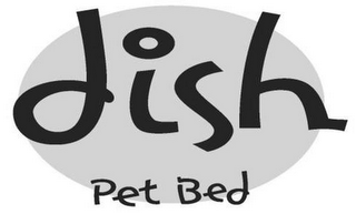 DISH PET BED