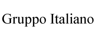 GRUPPO ITALIANO