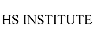 HS INSTITUTE