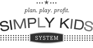 SIMPLY KIDS SYSTEM PLAN. PLAY. PROFIT.