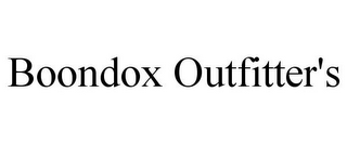 BOONDOX OUTFITTER'S