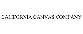 CALIFORNIA CANVAS COMPANY