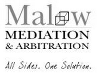 MALOW MEDIATION & ARBITRATION ALL SIDES. ONE SOLUTION.