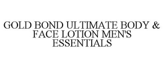 GOLD BOND ULTIMATE BODY & FACE LOTION MEN'S ESSENTIALS