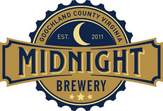 MIDNIGHT GOOCHLAND COUNTY VIRGINIA BREWERY EST. 2011