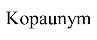 KOPAUNYM