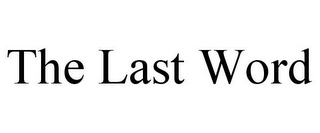 THE LAST WORD