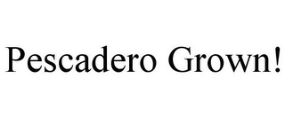 PESCADERO GROWN!