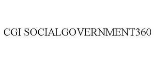CGI SOCIALGOVERNMENT360