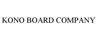 KONO BOARD COMPANY