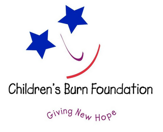 CHILDREN'S BURN FOUNDATION GIVING NEW HOPE