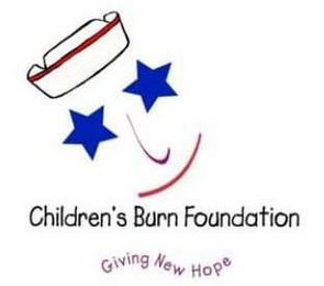 CHILDREN'S BURN FOUNDATION GIVING NEW HOPE