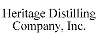 HERITAGE DISTILLING COMPANY, INC.