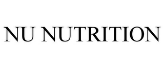 NU NUTRITION