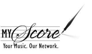 MY SCORE YOUR MUSIC. OUR NETWORK.