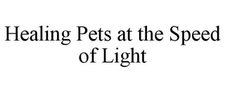 HEALING PETS AT THE SPEED OF LIGHT