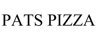 PATS PIZZA