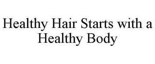 HEALTHY HAIR STARTS WITH A HEALTHY BODY