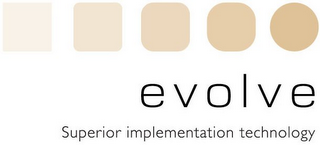 EVOLVE SUPERIOR IMPLEMENTATION TECHNOLOGY