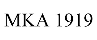 MKA 1919