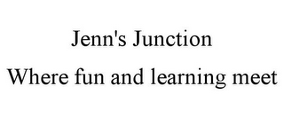 JENN'S JUNCTION WHERE FUN AND LEARNING MEET