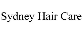 SYDNEY HAIR CARE