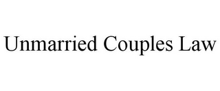 UNMARRIED COUPLES LAW