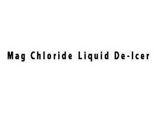 MAG CHLORIDE LIQUID DE-ICER